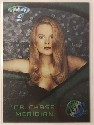 1995 Fleer Batman Forever Metal Movie Preview Dr. Chase Meridian #6 - Image 1 of 4
