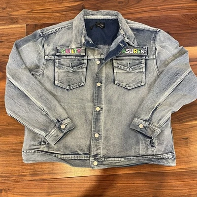 WeSC Denim Tucker Guilty Pleasures Jacket Unisex Size Men XL Women XXL - Image 1 of 4