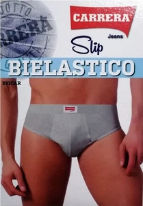 Carrera Slip Uomo Elastico Interno In Cotone Bielastico A Pezzo Art. 391 - Imagen 1 de 2