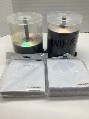 Mixed Brand Lot Of  134 New DVD-R  Discs with Envelopes - Image 1 of 3