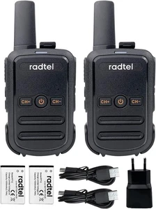 RT12 Wiederaufladbare Walkie Talkies für Erwachsene große Reichweite Handlizenz - Bild 1 von 6