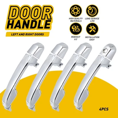 Juego de 4 manijas de puerta exterior exterior para Toyota 4Runner 2010-2014 69211-60090 Foto 1 de 4