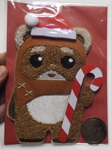 1 Papyruskarte schöner Weihnachtsewok Ewok'n Christmas Star Wars Disney Fuzzy - Bild 1 von 5