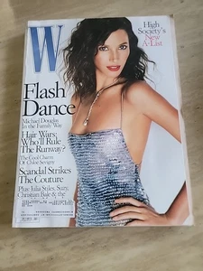 Christy Turlington Mar 2000 W Mag Christian Bale Chloë Sevigny￼ Michael Douglas￼ - Picture 1 of 3