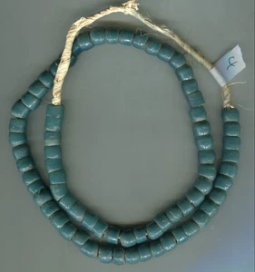 African Trade beads vintage antique old Krobo sandcast, powder Glass Beads Ghana - Picture 1 of 2