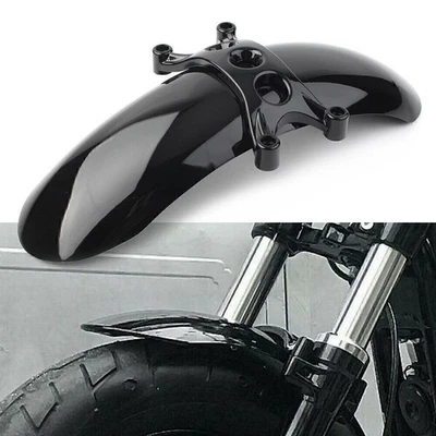 Short Front Fender Mudguard Hugger Motorcycle Fit Harley Forty Eight 2010-2015 Foto 1 de 4