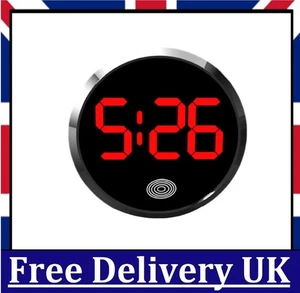 Mini Car Clock Small Digital Dashboard Clock Led Automotive Interior Carefully - Picture 1 of 8
