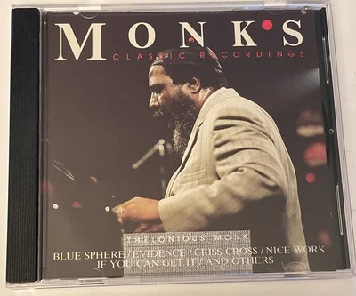 THELONIOUS MONK MONK'S CLASSIC RECORDINGS CD 1988 - Image 1 of 2