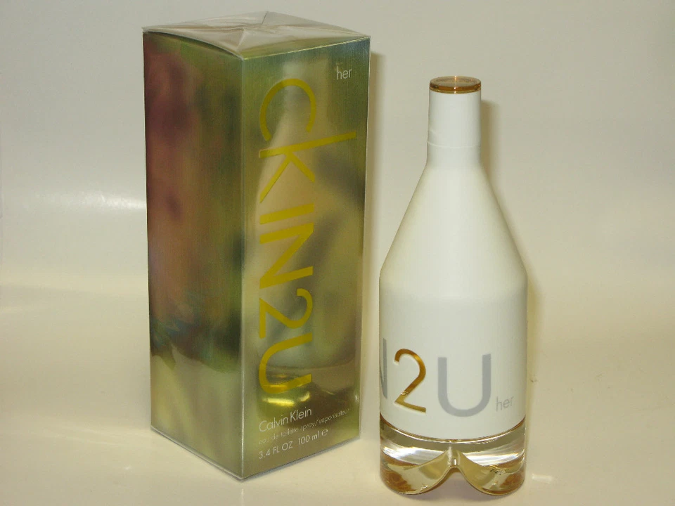 Calvin Klein CK IN2U HER Feminino 3,4 oz/100 ml Eau de Toilette Novo Na Caixa Selado - Imagem 1 de 1