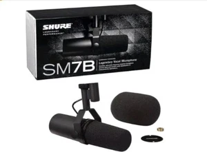 Shure SM7B Microfono dinamico per voce per trasmissioni, podcast XLR Nero - Imagen 1 de 5