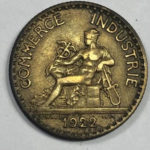1922 France One Franc Foreign Coin #2339 - Picture 1 of 2