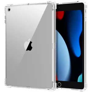 For iPad 9th/8th/7th Generation 10.2" Clear Case Shockproof Rugged Phone Cover - Picture 1 of 10