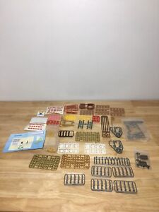 Big Playmobil Accessories Lot Most New On Plastic W/ Stickers Fish Knifes Coins!