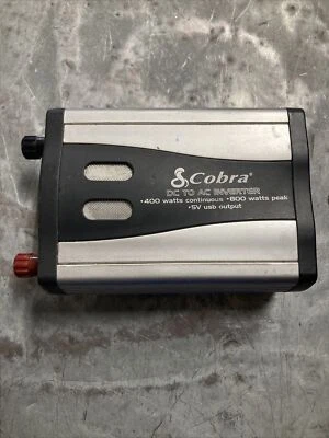 Cobra CPI 480 400/800 Watt Power Inverter AC/DC 2 Outlets USB - Image 1 of 4