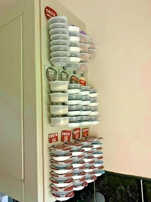 3D PRINTED INNOVATIONS Fits Tassimo Coffee Pod Holder Mount Capsule Dispenser Stand Rack MULTI COLOURS