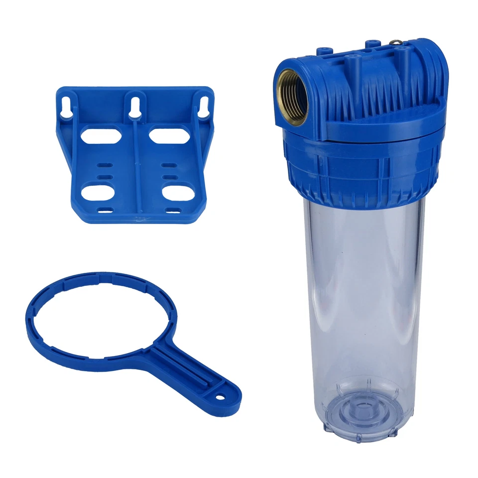 Wasser Filtergehäuse 10" 3-teilig 1" IG Messing Vorfilter Brunnen Pool Garten - Bild 1 von 1