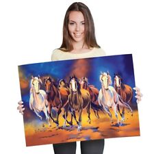 A1 - Horse Art Painting Equestrian Poster 60X90cm180gsm Print #21696