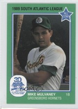 1989 Grand Slam South Atlantic League All-Stars Mike Mulvaney #33