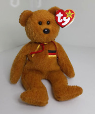 Ty Beanie Baby 'Germania' Bear - Mint Tags - Retired - 9" Collectible Plush