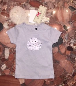 NWT Lili Gaufrette Sheep Short Sleeve Top T-Shirt Baby Girls - Picture 1 of 4