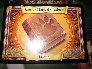 HARRY POTTER TCG GAME CARD CHAMBER OF SECRETS CARE OF MAGICAL CREATURES 136/140 - Picture 1 of 1