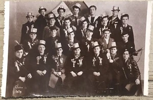 Carte photo Conscrits 1939 Gueugnon Digoin, Saône-et-Loire, guerre 39-45 WW2  - Picture 1 of 5