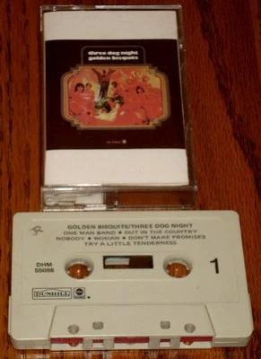 THREE DOG NIGHT GOLDEN BISCUIT ORIGINAL CASSETTE - Image 1 of 4
