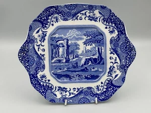 Spode Blue Italian - 11,1/4" Eared Cake Plate. - Picture 1 of 2