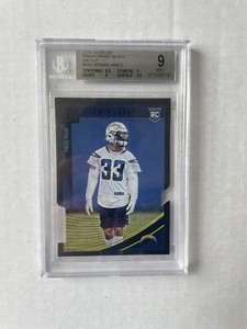 Derwin James 2018 Panini Donruss Press Proof Black 1/1 Rated Rookie BGS 9