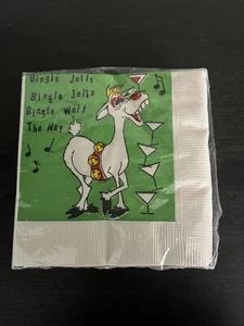 Vintage Pferd Humor Lustig Kunst Papier Cocktail Serviette Bingle Jells - Bild 1 von 2