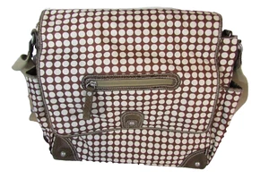 OiOi Diaper Bag Brown Baby Infant Over the shoulder Messenger Style Tote - Picture 1 of 8