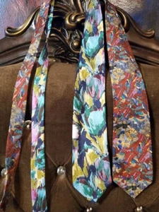 Mens Abstract Ties Apollo 17 Pieve Cardin - Picture 1 of 8