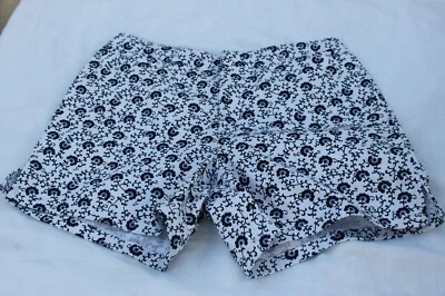 TAPEMEASURE MUJER ALGODÓN SHORTS TALLA 8 AZUL Y BLANCO ALGODÓN ELÁSTICO NUEVO Foto 1 de 3