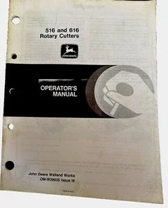 John Deere 516 616 Rotary Cutters OMW38935 Operators Manual Book - Picture 1 of 5