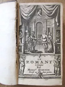 Paul Scarron Le Roman Comic 1668 Wolfgang Abraham Gravur von Jan Veenhuysen - Bild 1 von 10