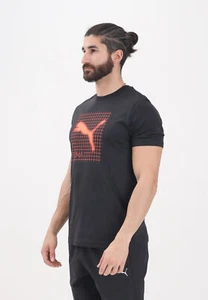PUMA T-shirt Uomo Nero T-shirt manica corta T-shirt a manica corta Pumatech Grap - Imagen 1 de 5