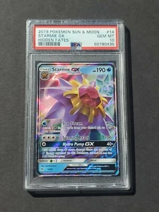 Pokemon PSA 10 STARMIE 14/68 GX - HIDDEN FATES HOLO - GEM MINT - Picture 1 of 2