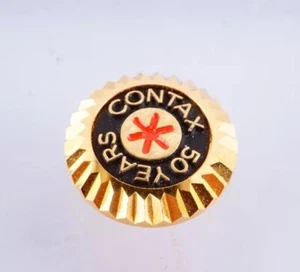 MINT CONTAX Syncro Terminal Cap 50th anniversary Years Gold From JAPAN - Picture 1 of 16