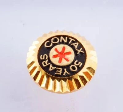 MINT CONTAX Syncro Terminal Cap 50th anniversary Years Gold From JAPAN - Image 1 of 4