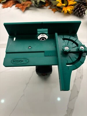 Bosch 18V - 8 Mini Bench Top Router Table Insert + Angle/Fence Guide - Image 1 of 4