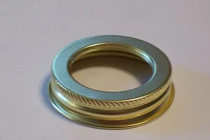 NO. 2 BRASS PLATED SCREW ON COLLAR FOR #2 BRASS PLATED BURNER NEW 20011JB - Picture 1 of 2