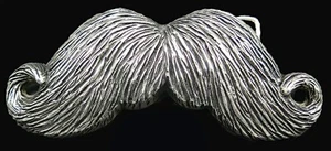 Mustache Moustache Rock Rebel Belt Buckle - Picture 1 of 3