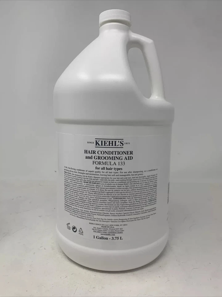 KIEHL'S Acondicionador de Cabello y Ayuda al Acicalamiento Fórmula 133 1 Galón (3,75 L) NUEVO Foto 1 de 3
