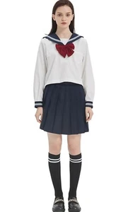 Uniform Japaneses Kansai-Style Sailor Uniform School Uniform Set Girls Size 4 - Picture 1 of 7