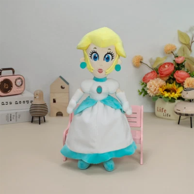 Super Mario Bros Plush 12" Princess Peach Ponytail Stuffed Doll Toys Kids Gifts - Image 1 of 4