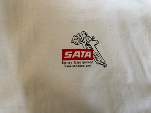 Sata Spray gun Equipment T-Shirt 3X BACK SIDE HOT ROD & MUSTANG - Picture 1 of 9