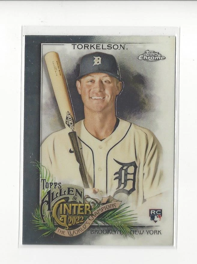 2022 Topps Allen and Ginter Chrome #208 Spencer Torkelson Rookie Tigers - Image 1 of 1