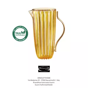 Guzzini - Dolce Vita Ambra - Caraffa/Brocca + coperchio 1,75 litri -Rivenditore - Imagen 1 de 7