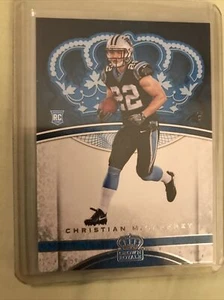 2017 Crown Royale Christian McCaffrey RC Mint Panthers 49ers - Picture 1 of 2