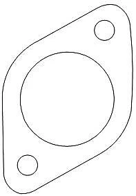 Junta de braçadeira de tubo de escape Kawasaki G4TR 18067-005 - Imagem 1 de 1